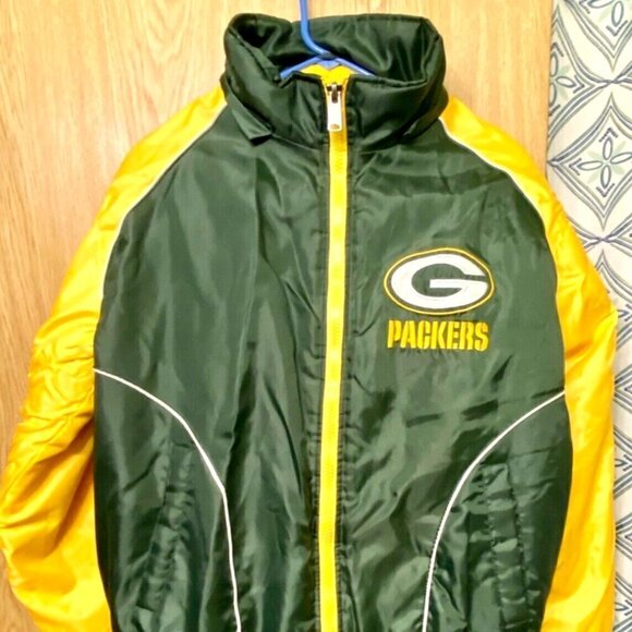 Green Bay Packers Hooded Jacket Removable Zipper Hood Rare Excellent Condition - Picture 15 of 16